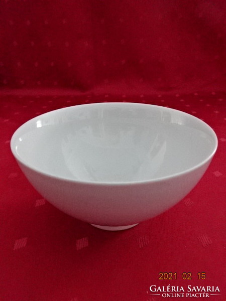 Lowland porcelain white bowl, diameter 14 cm, height 7.5 cm. He has!