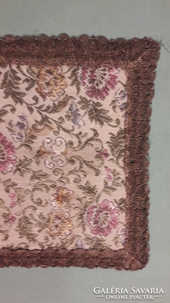 Antique tapestry, brocade tablecloth