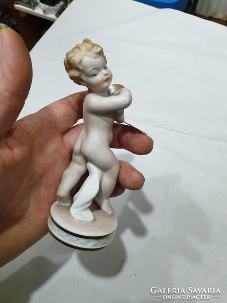 Régi német porcelán figura 
