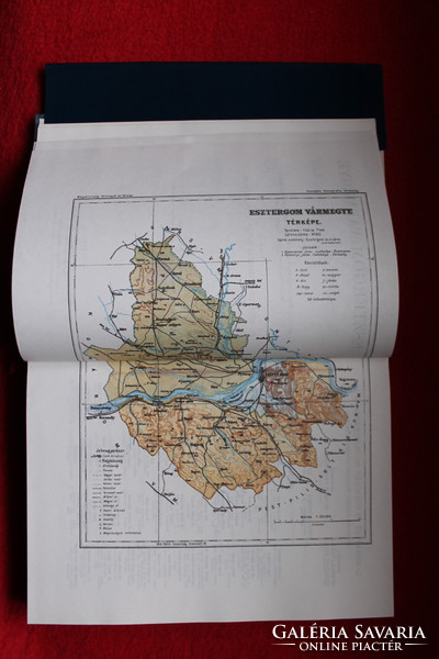 History of Esztergom county with map and annexes. Counties and cities of Hungary series