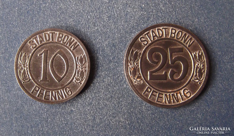 Bonn - 10 - 25 pfennig 1920 (Beethoven)