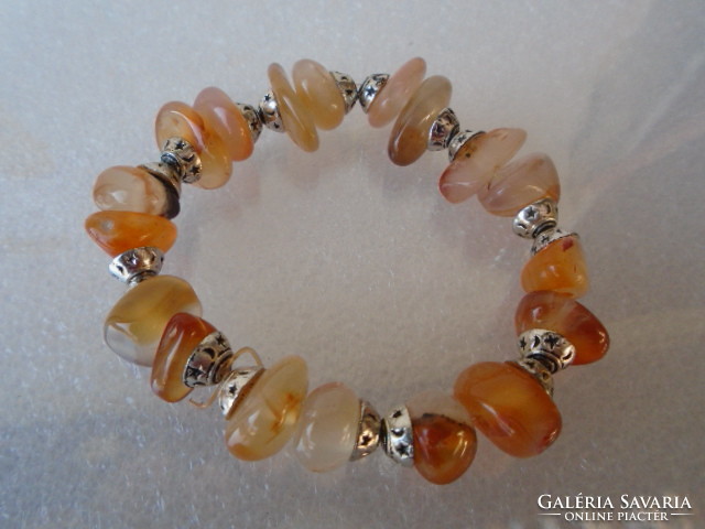 A women's bracelet made of precious stone and fitted with Tibetan silver, with a very large carat, 161 ct, new product