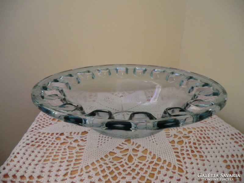 2 pcs antique bowl with openwork edging cake serving diameter 30 and 23 cm height 10 cm
