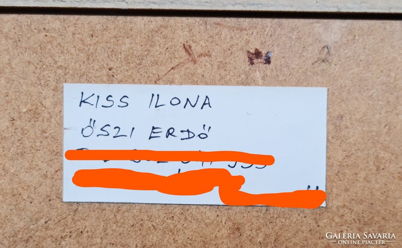 A200 Kiss Ilona "őszi erdő"