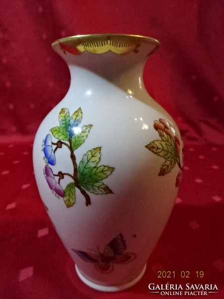 Herendi porcelán, Viktória mintás jubileumi váza. 1976 évi. 7003/VBO. Vanneki!