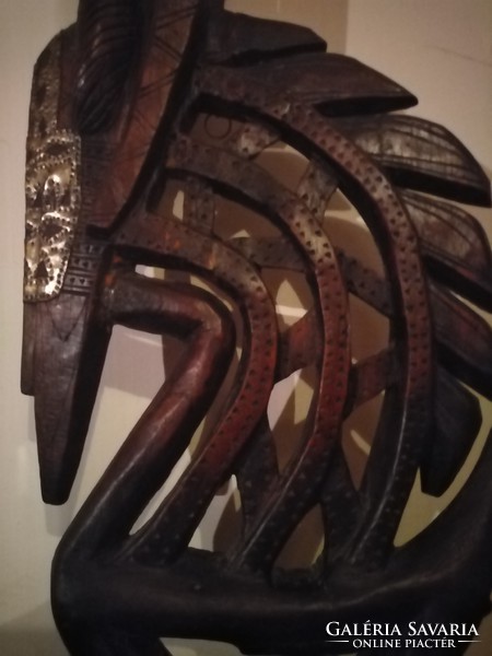 Marka head mask, African torso, chi wara