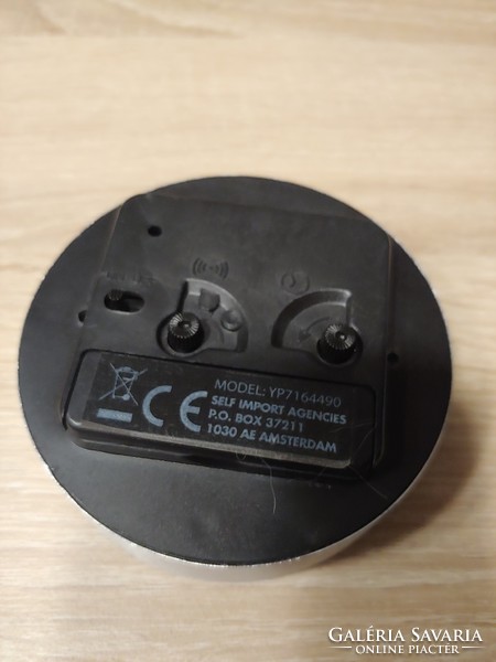 Brushed mini battery design alarm clock 3200ft / pc