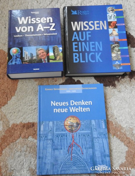 Német nyelvű tudománytörténet : Wissen von A-Z Wissen auf einen Blick  Neues Denke neue Welten