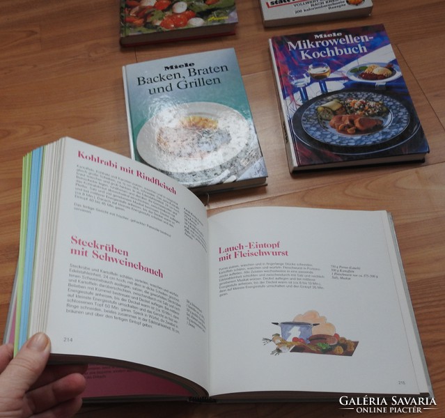German language cookbooks - miele mikrowellen-kochbuch backen, braten und grillen schnell&schlank