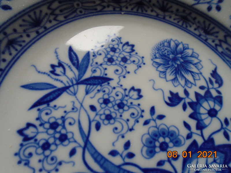 1970 Meissen blue onion pattern dessert plate hutschenreuter