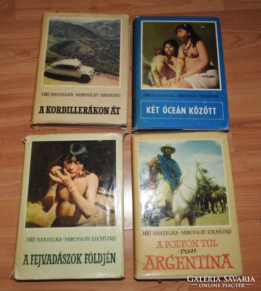 Jirí hanzelka _ between two oceans _ through the cordilleras _ in the land of bounty hunters _ across the river is arge