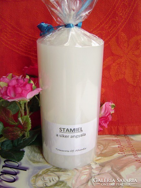 Inaugurated large Atlantean angel candle - stamiel