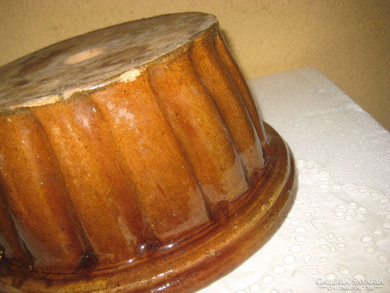 Régi kuglóf sütő  ,  25 x 13 cm