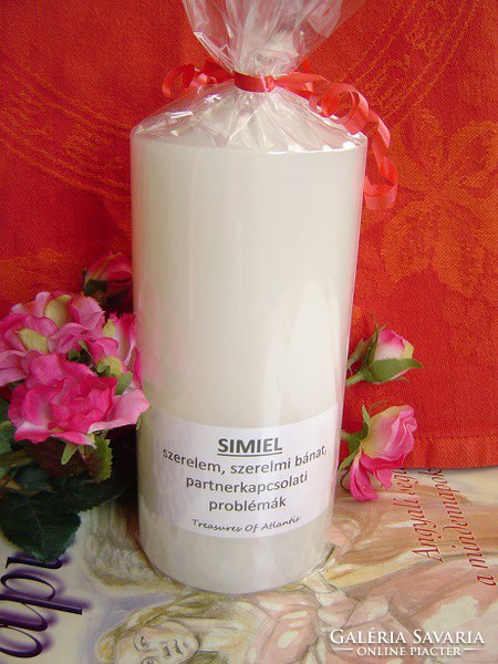 Inaugurated Great Atlantean Angel Candle - Simiel