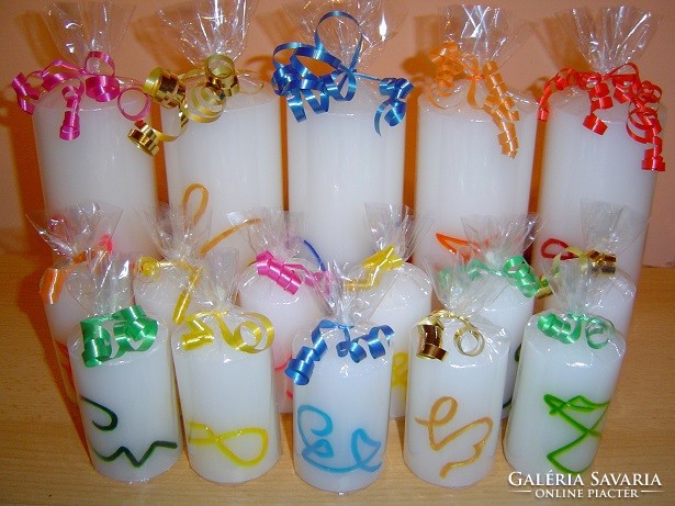 Inaugurated large Atlantean angel candles, 63 types