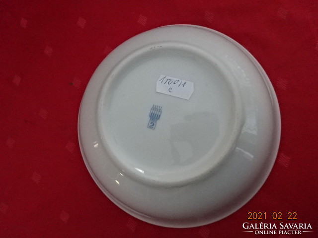 Zsolnay porcelain, blue striped soup bowl, diameter 17.5 cm. He has!