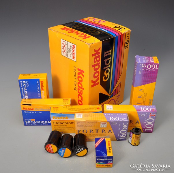 Retro Kodak filmes dobozok, dekorációnak.