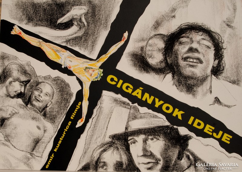 Kusturica: Cigányok ideje - plakátterv, egyedi grafika