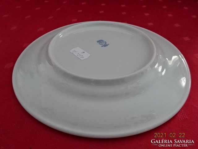 Lowland porcelain, white, printed pattern cake plate, diameter 20 cm. He has!