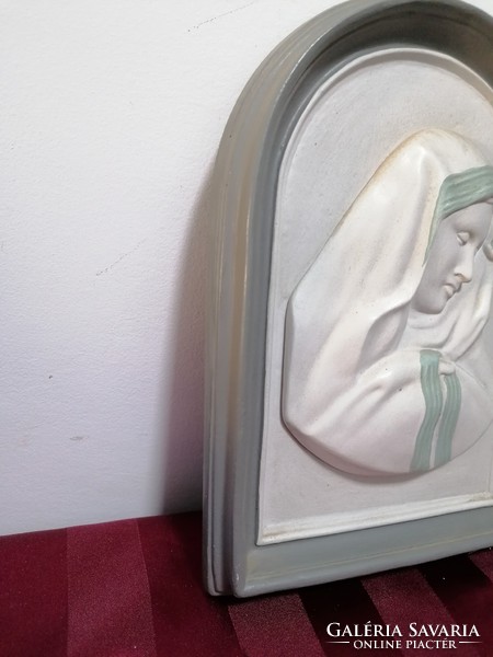 Virgin Mary wall decoration plaster work, favor item