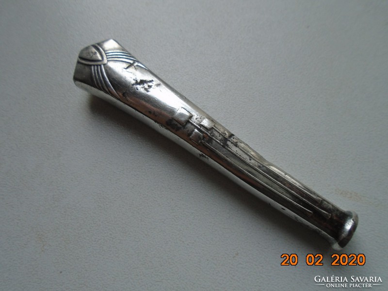 Antique Art Nouveau silver-plated knife handle