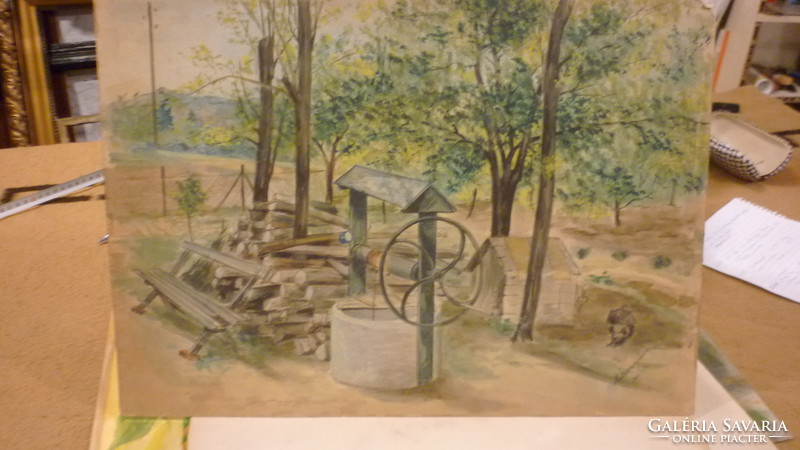 R/ andrás záhorszky 1960 v.13 Watercolor