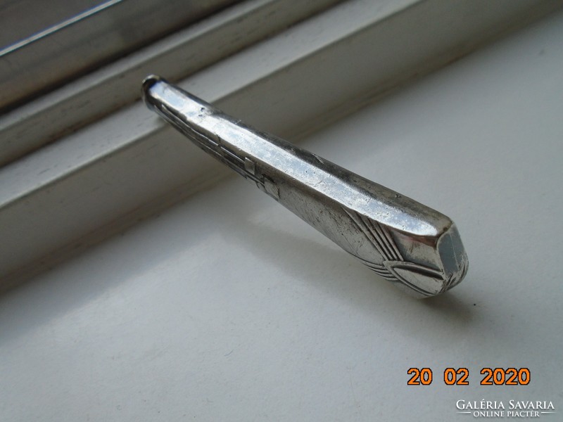 Antique Art Nouveau silver-plated knife handle