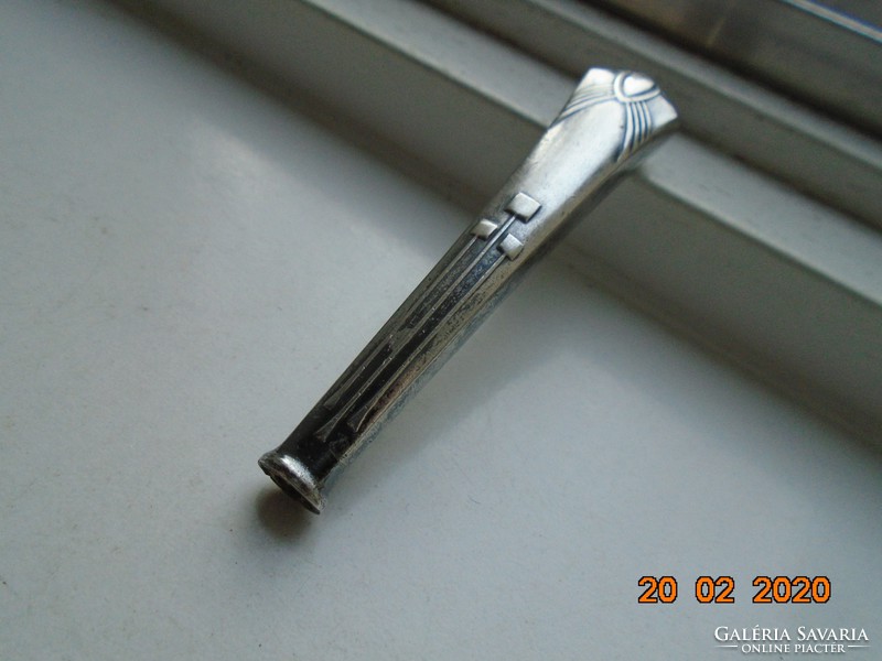 Antique Art Nouveau silver-plated knife handle