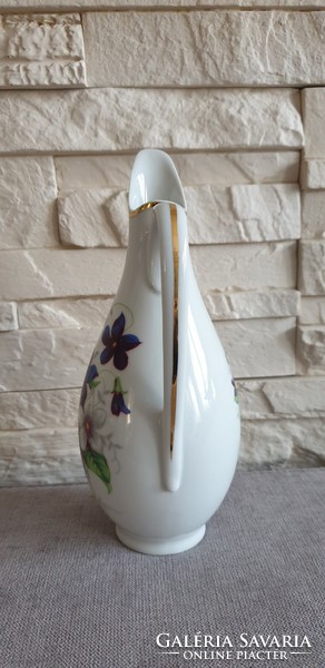 Hollóháza váza és alátét 20 cm