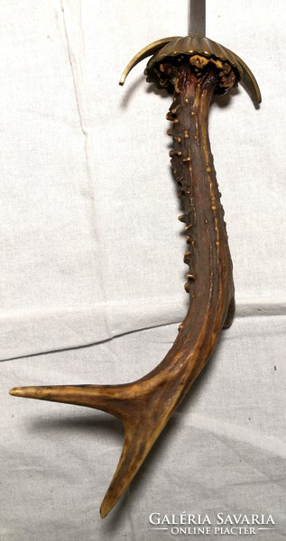 Dt/004 - hunting dagger with antler handle