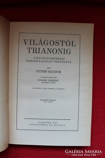 Pethő Sándor-Fodor Ferenc: Világostól Trianonig, 1925
