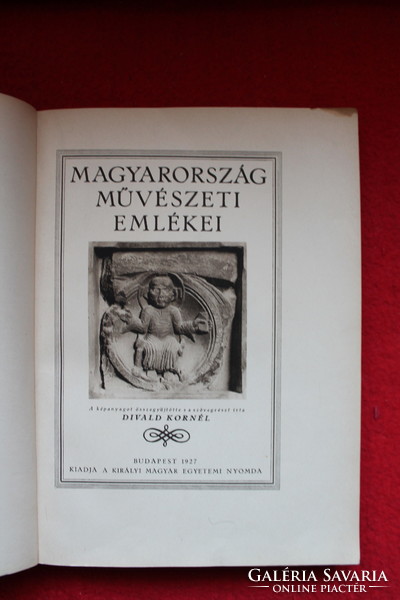 Divald Kornél: Magyarország művészeti emlékei, 1927