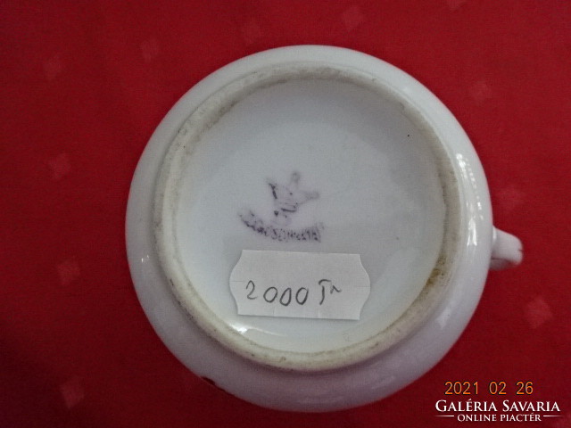 Czechoslovak porcelain glass with karoline inscription. He has!