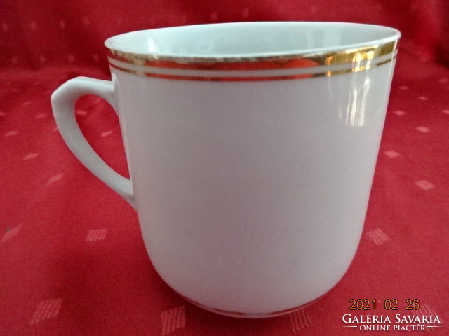 Czechoslovak porcelain mug with Sufi inscription, gold border. He has!