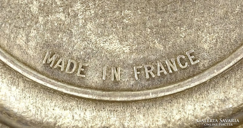 1D437 Régi párizsi fém hamutál Eiffel-torony 10 cm