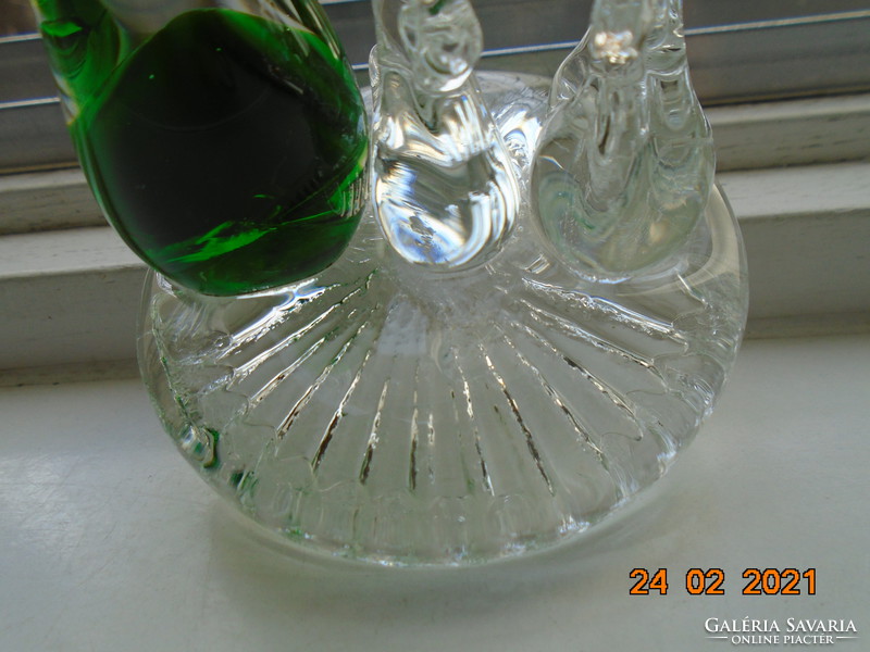 Muranói üveg szobor kompozíció