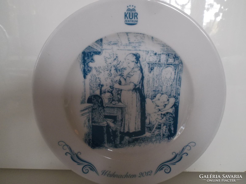 Plate - marked - 2012 - Christmas - German - 17 cm - flawless