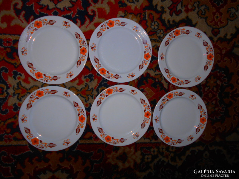 6 Great Plains retro thick porcelain plates (700 ft/piece) panni decor