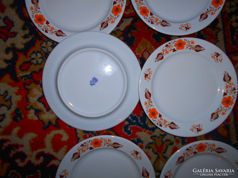 6 Great Plains retro thick porcelain plates (700 ft/piece) panni decor