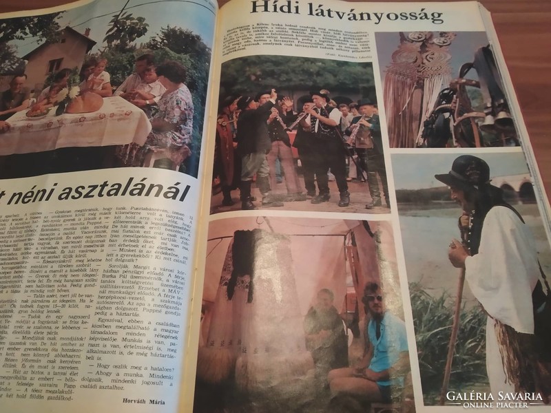 Két kötetben egybekötve 33 db Képes Újság, 1981-es kiadás, egyben!!!