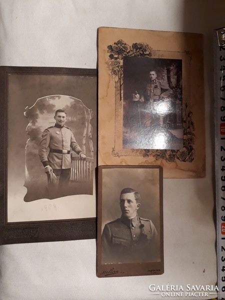 3 old military photos (K.U.K.)