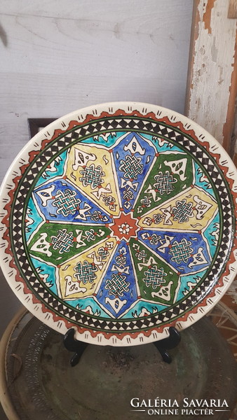 Ceramic wall plate - German Nepalese -