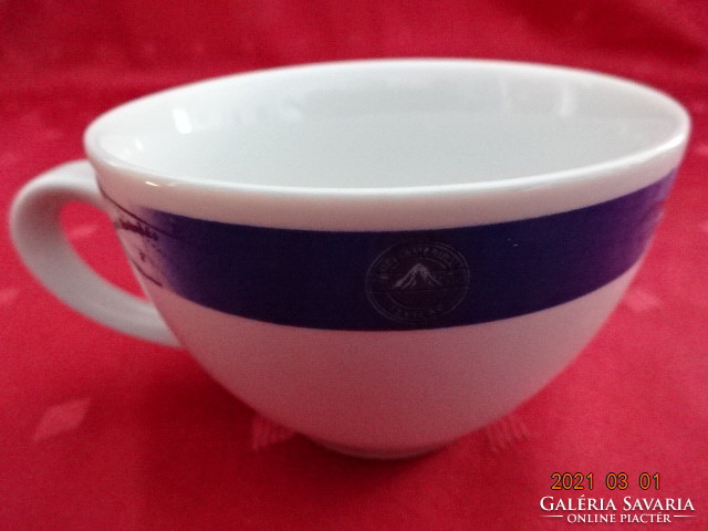 Hollóház porcelain teacup with tchibo mark, top diameter 8.8 cm. He has!