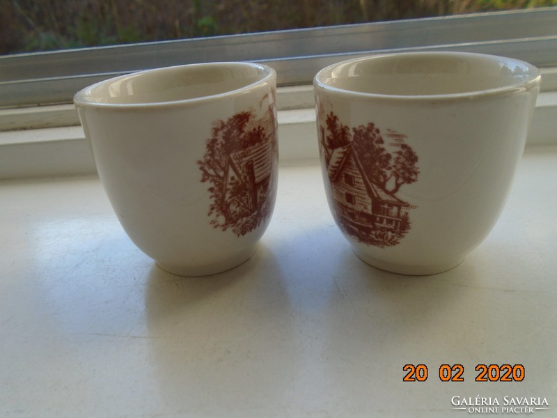 2 egg holders/condiment holders marked England
