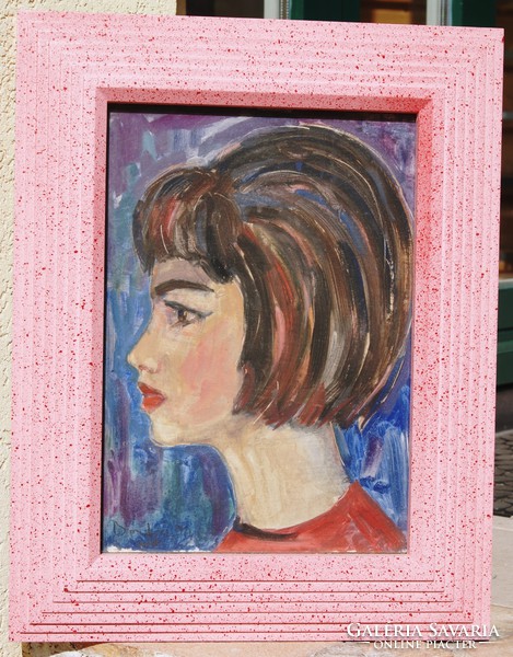 Bangs, 1967 - in a special pink frame