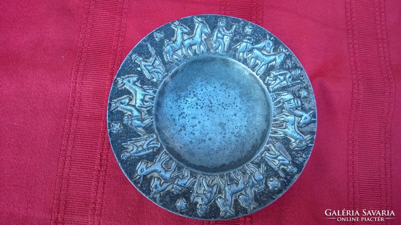 Tevan margit / 1901-1978 / bowl with classical motifs dia.13 Cm