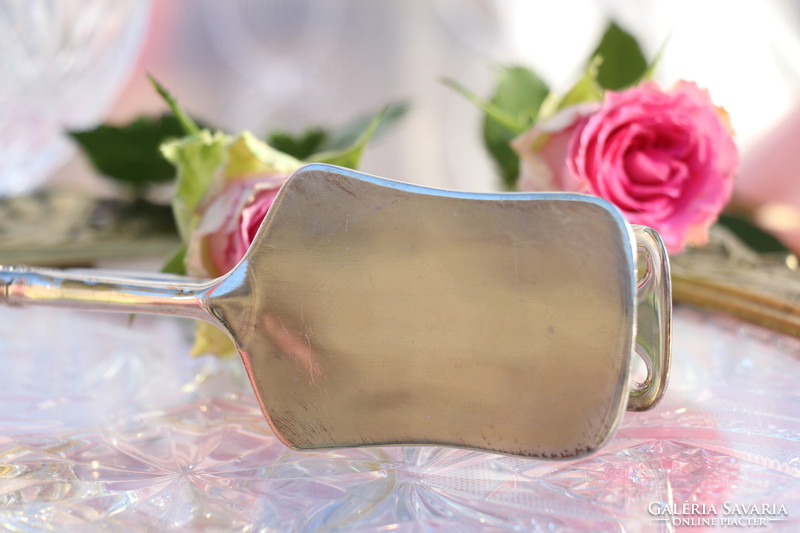 Silver-plated cake, cake tongs