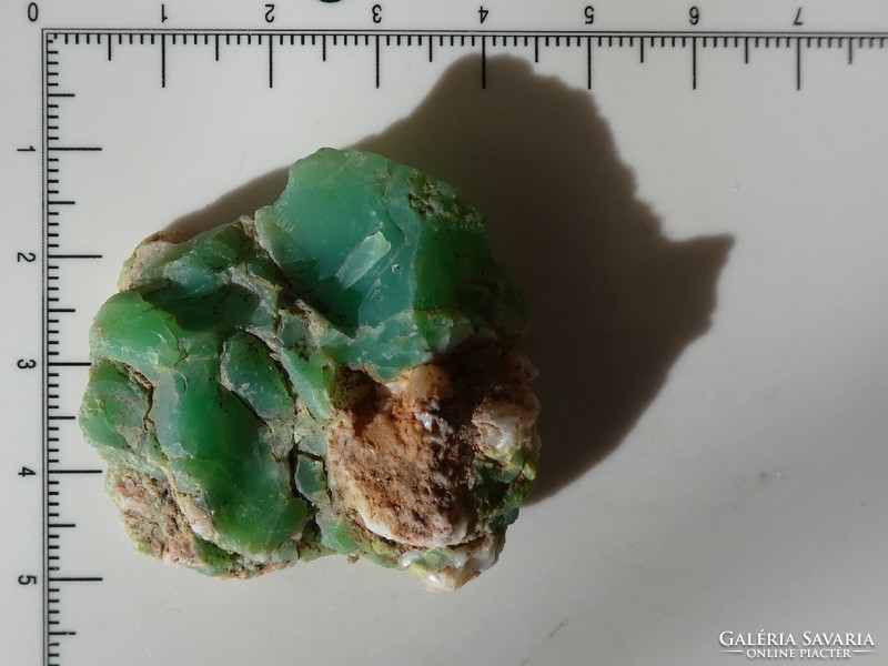 Természetes Krizopráz mintadarab. Gyűjteményi ásvány. 21 gramm