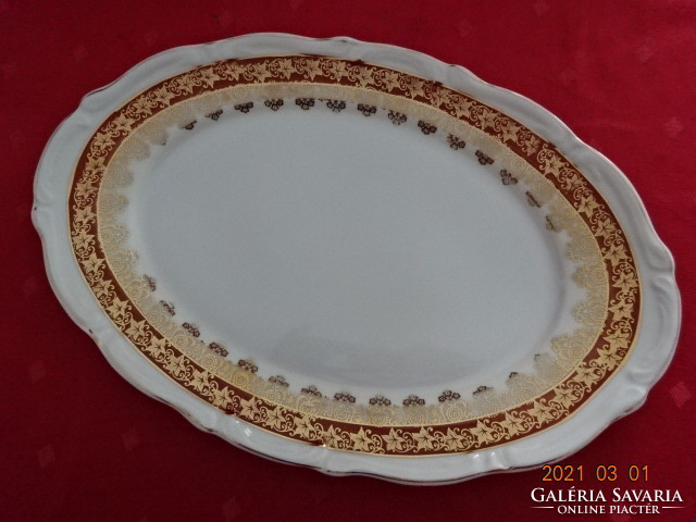 Schmidt Brazilian porcelain oval meat bowl, size 32 x 21 x 2 cm. He has!