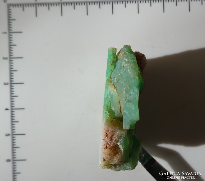 Természetes Krizopráz mintadarab. Gyűjteményi ásvány. 21 gramm